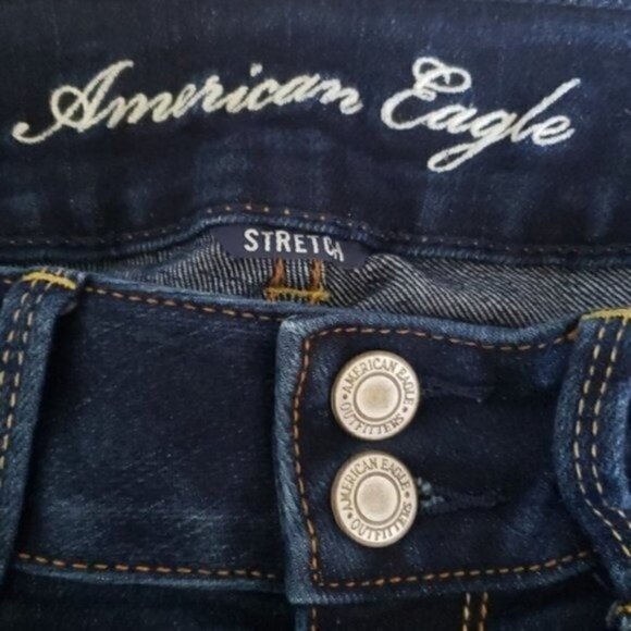 American Eagle | Artist Crop Jeans Size 4 Dark Wash Size 4 - Picture 5 of 6